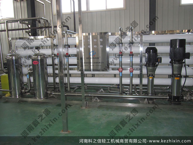 饮料生产线项目-20吨反渗透水处理设备