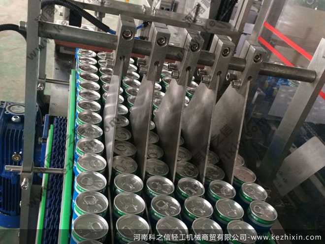 饮料生产线项目-全自动易拉罐理顺机